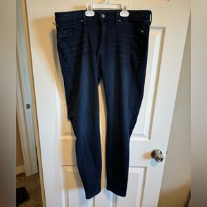 Jessica Simpson dark wash kiss me super skinny jeans